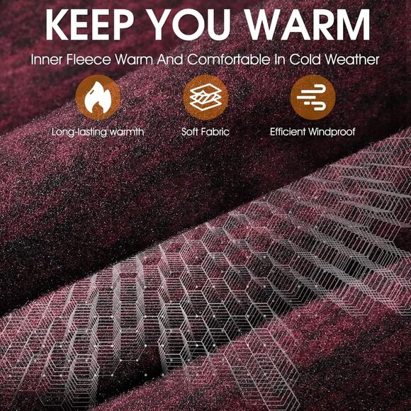 Balaclava Face Mask Windproof Thermal Hooded Hat for Men and Women Polyester - Picture 4 of 9